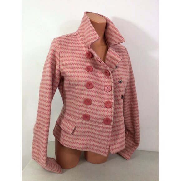 Abercrombie & Fitch Jackets & Blazers - Abercrombie & Fitch Plaid Wool Coat Preppy Ella Woods Womens Medium